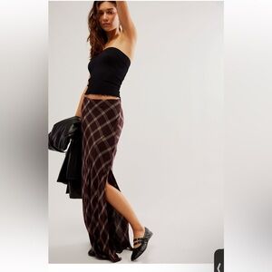 NWT Free People Vintage Crush Maxi skirt size 4